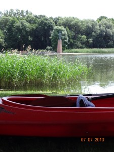 The lake at Ravensbruck, where ashes were dumped.