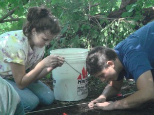 Our high school kids learning how to think, placing the artifacts at hand in the context of a major world war that was partially fought in their own backyard.
