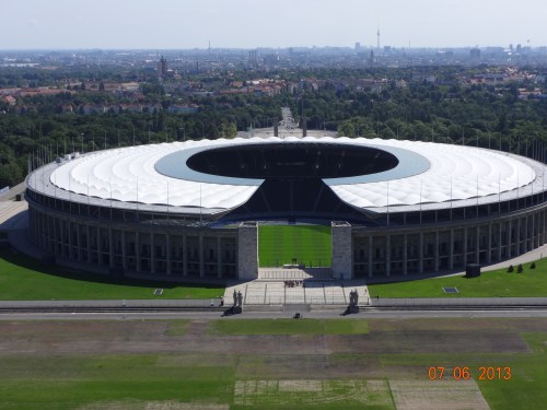 Olympic Stadium from the tower.