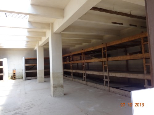 Inside the Small Fortress. Barracks where many succumbed. Again note high water mark.