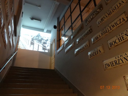 Schindler factory. Stairwell leading to office.