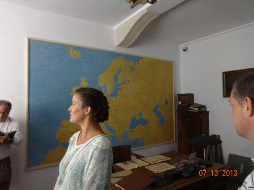 Schindler factory. Oscar Schindler's office.