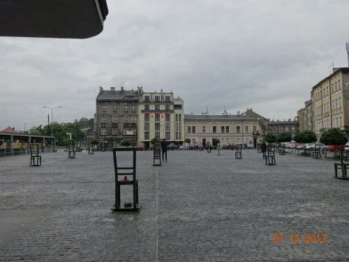 Memorial, Krakow Ghetto.