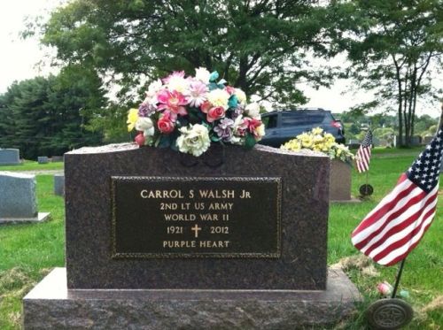 Carrol S Walsh Jr. At rest in Johnstown, NY. Photo by Elizabeth Connolly.